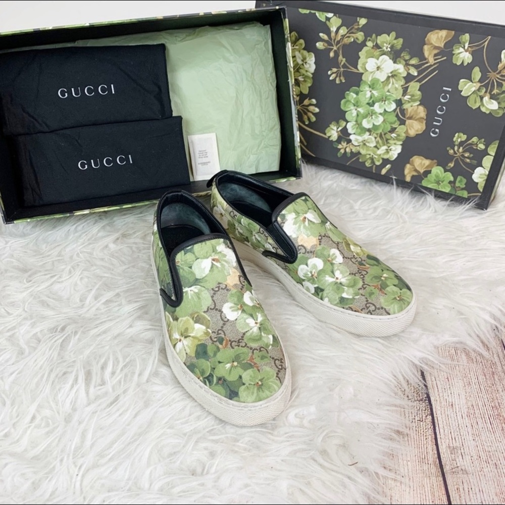 GUCCI Bloom Slip On  Sneaker, Women 9, Mens 7